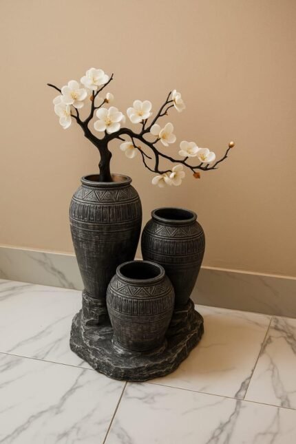 Clay Flower Vase
