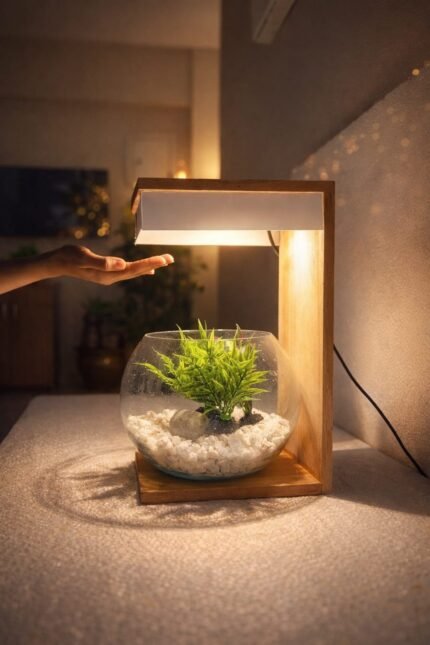 Mini aquarium stand set